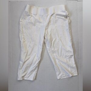 White Capri Pants Eileen fisher white capri pants petite
